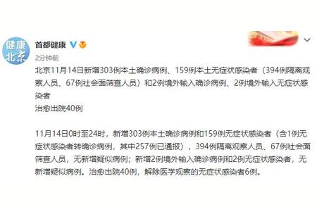 最新消息！北京昨日新增本土确诊病例数量惊人，警惕潜伏的无症状感染者