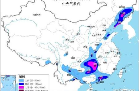 警惕暴雨橙色预警信号，多地降雨量破纪录